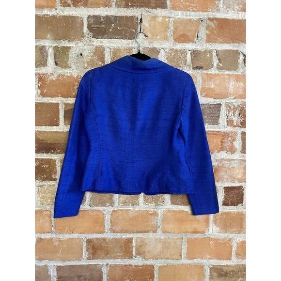 Womens Doncaster Signature Blazer - 100%  Dupioni Silk - Size 2 - Picture 12 of 16